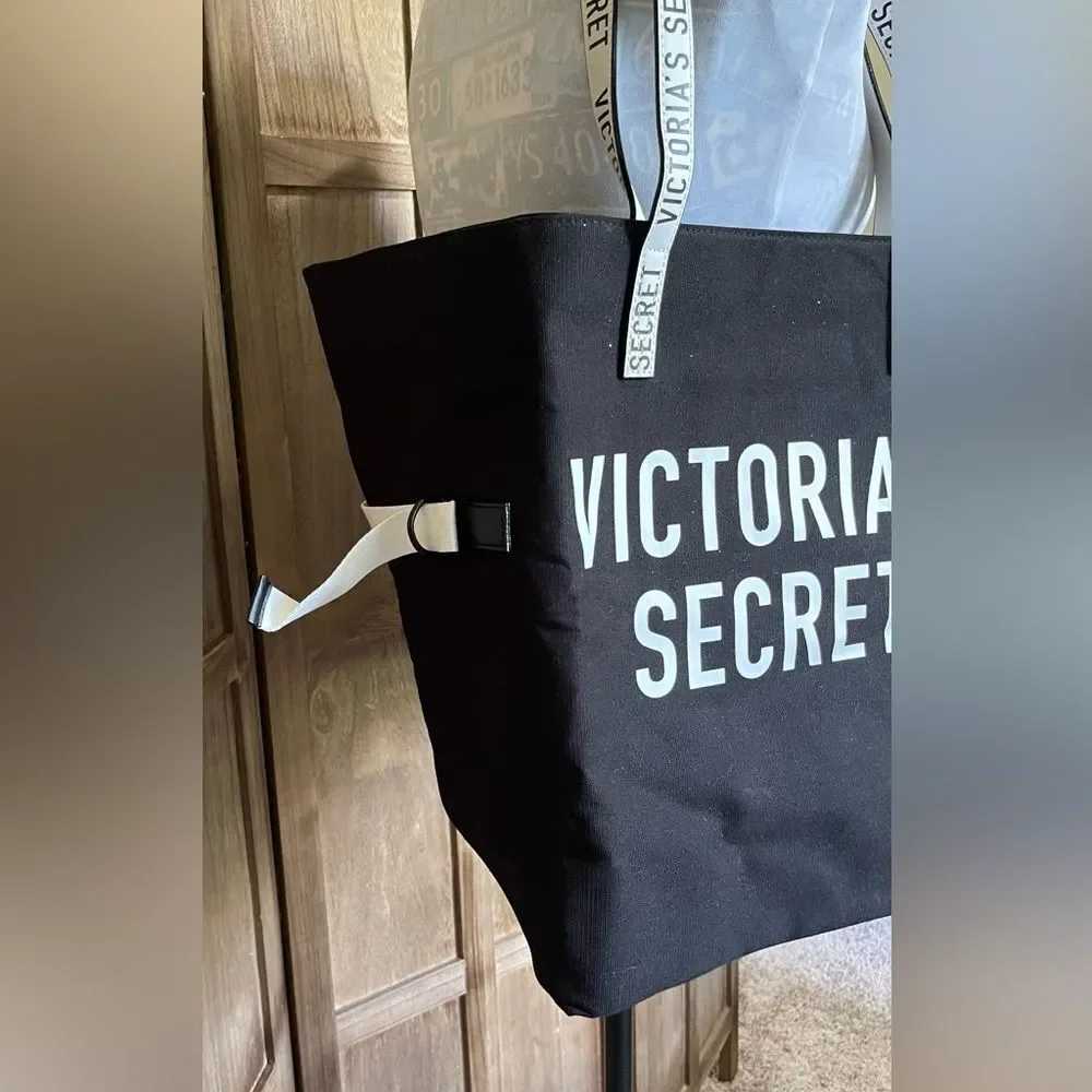 New Victoria’s Secret black and white tote bag. - Picture 3 of 6